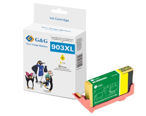 Kompatibel mit HP 903XL/ T6M11AE XL-Druckerpatrone Gelb jetzt kaufen - Marke: G&G