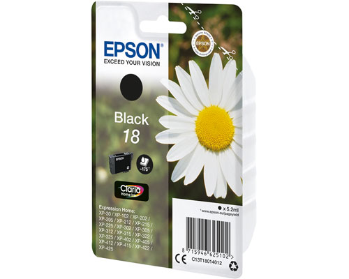 Epson Original-Druckerpatrone 18 C13T18014010 jetzt kaufen schwarz