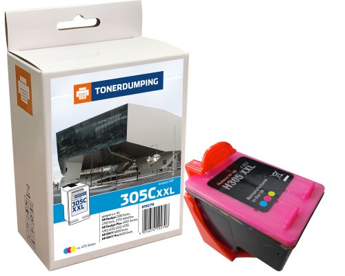 Kompatibel mit HP 305XL/ 3YM63AE Druckerpatrone Color jetzt kaufen von TONERDUMPING (XXL: 27 ml/ 475 Seiten)