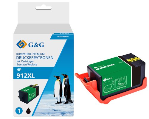 Kompatibel mit HP 912XL/ 3YL84AE XL-Druckerpatronen Schwarz jetzt kaufen - Marke: G&G