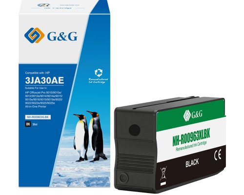 Kompatibel mit HP 963XL/ 3JA30AE XL-Druckerpatrone Schwarz jetzt kaufen - Marke: G&G