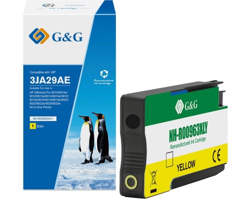 Kompatibel mit HP 963XL/ 3JA29AE XL-Druckerpatrone Gelb jetzt kaufen - Marke: G&G