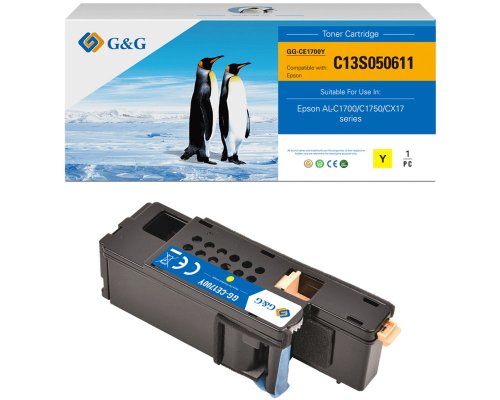 Kompatibel mit Epson 0611/ C13S050611 Toner Gelb jetzt kaufen - Marke: G&G