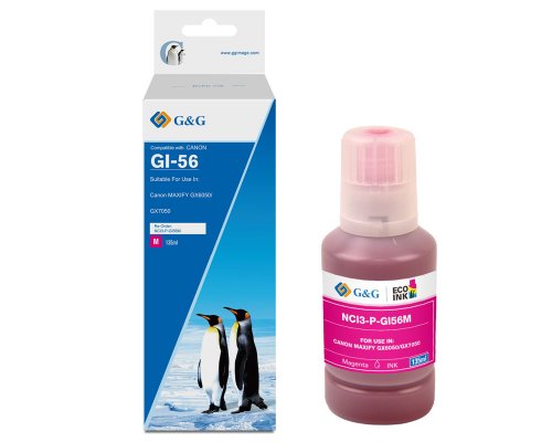 Kompatibel zu Canon GI-56M/ 4431C001 Nachfüll-Tinte (135,00 ml) Magenta jetzt kaufen - Marke: G&G