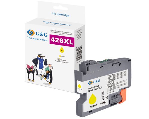 Kompatibel mit Brother 426XL Druckerpatrone LC-426XLY jetzt kaufen gelb (5.000 Seiten) - Marke: G&G