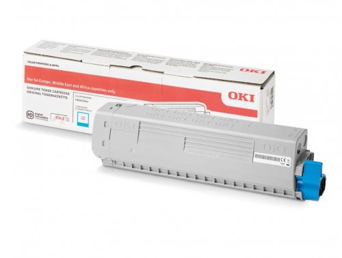 OKI Toner 46861307 Cyan jetzt kaufen Hohe Kapazität (10.000 Seiten)