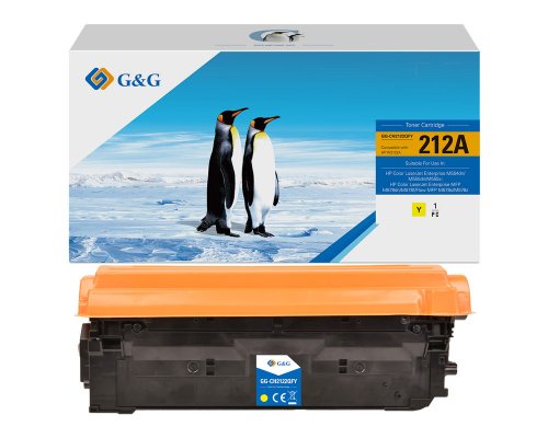 Kompatibel mit HP 212A Toner W2122A jetzt kaufen gelb (5.500 Seiten) Marke: G&G