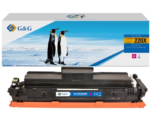 Kompatibel zu HP 220X / W2203X XL-Toner Magenta (5.500 Seiten) jetzt kaufen Marke G&G
