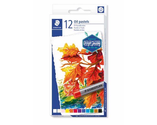 STAEDTLER 12 Öl-Pastellkreiden, 11 x 70 mm, wasserfest