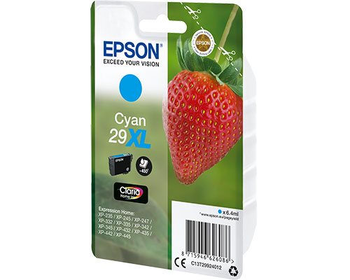 EPSON 29XL Original Erdbeer Druckerpatrone Cyan jetzt kaufen