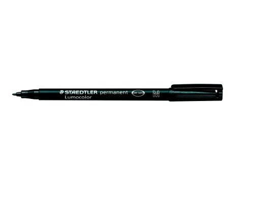 Staedtler Folienstift/ CD-Marker Lumocolor® M permanent pen 317 Schwarz
