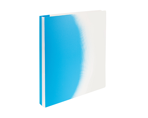 Ringbuch A4, PP, 2 Ringe, mit flexiblem Deckel, hellblau