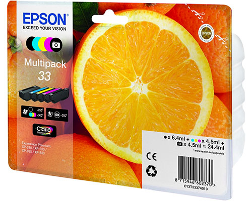 Epson 33 Multipack Orangen T3337 (24,4 ml) jetzt kaufen