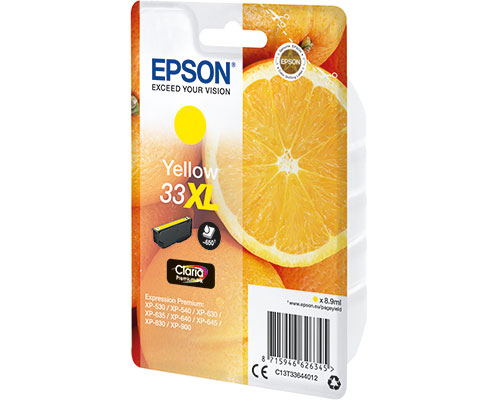 Epson 33XL Gelb (T3364 - Epson Orangen Tinten) jetzt kaufen