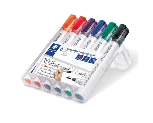 Staedtler Lumocolor Whiteboardmarker 6er-Etui 351WP6