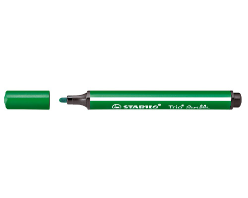 Dreikant-Filzstift STABILO Trio Scribbi, 1,5-2,0 mm, smaragdgrün, 368/933