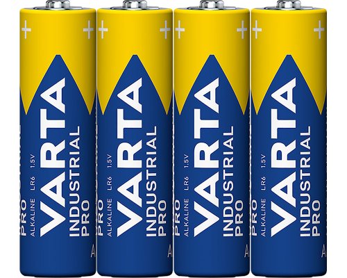 4 Varta Batterien Industrial Pro AA LR6 Alkaline