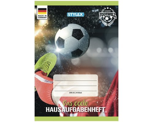 »Das coole Hausaufgabenheft« von Stylex, DIN A5, 44 Blatt