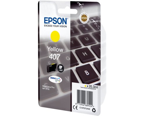 EPSON Original Tinte 407 Keyboard jetzt kaufen  gelb