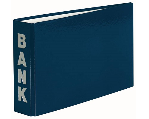 Bankordner/ Bankauszugsordner, 140 x 250 mm, sortiert von Stylex