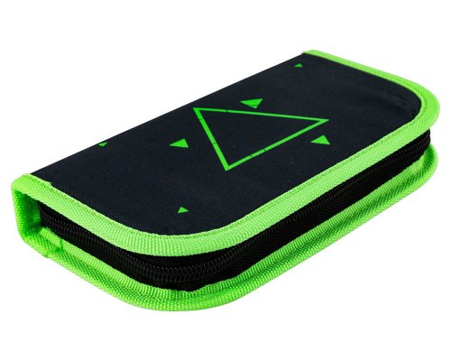 Zirkel-Etui, 10-teilig, 3 Farben sortiert