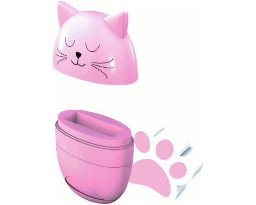 Doppelanspitzer und Radiergummi - Kombination im Katzendesign