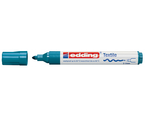 Textilmarker edding 4500 creative, 2-3 mm, Rundspitze, orientblau