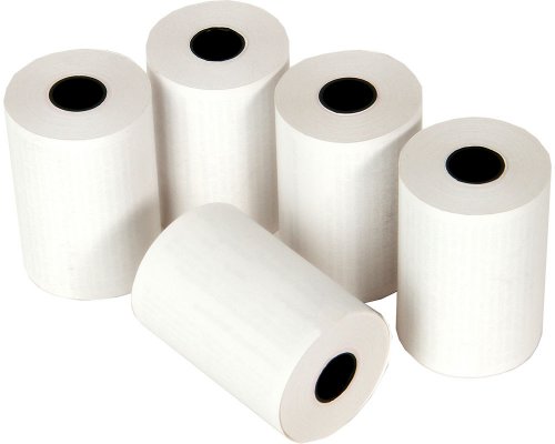 1 EC-Thermorolle 57mm/ 35mm/ 12mm Abnahmemenge: 5 Rollen mit SEPA-Text. BPA-frei. Länge: ca. 14m