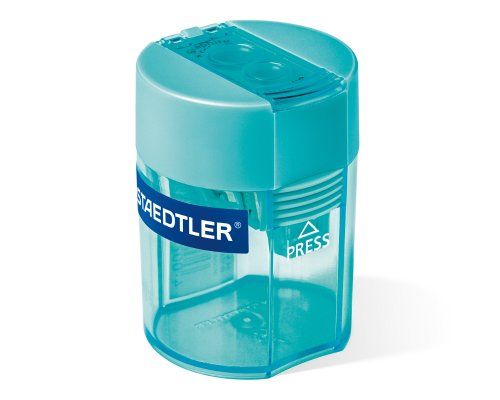 Staedtler Doppelspitzdose rund, Cyan