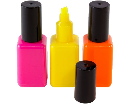 Textmarker im Nagellack-Look