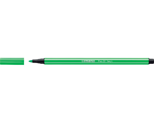 STABILO Pen 68 Filzstift 1,0 mm Strichstärke - neongrün - 68/033