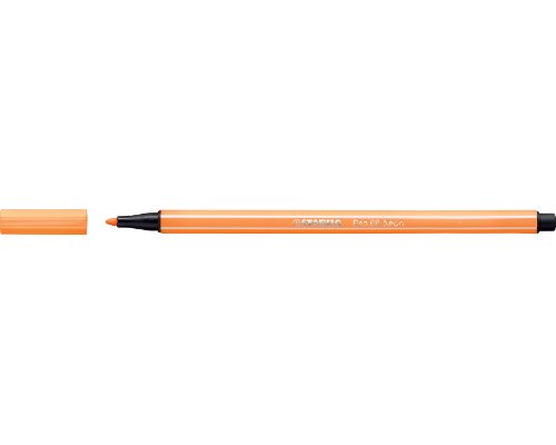 STABILO Pen 68 Filzstift 1,0 mm Strichstärke - neonorange - 68/054