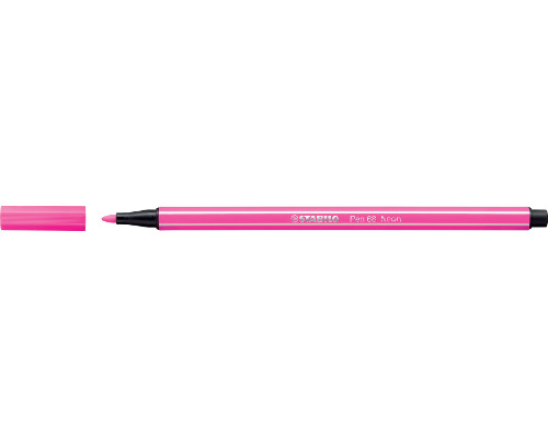 STABILO Pen 68 Filzstift 1,0 mm Strichstärke - neonrosa - 68/056