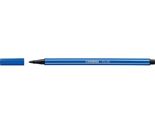 STABILO Pen 68 Filzstift 1,0 mm Strichstärke - ultramarinblau - 68/32
