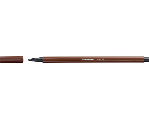 STABILO Pen 68 Filzstift 1,0 mm Strichstärke - braun - 68/45