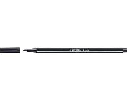 STABILO Pen 68 Filzstift 1,0 mm Strichstärke - Schwarz - 68/46