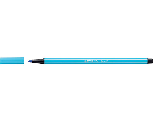 STABILO Pen 68 Filzstift 1,0 mm Strichstärke - azurblau - 68/57