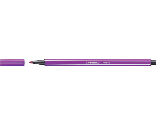 STABILO Pen 68 Filzstift 1,0 mm Strichstärke - lila - 68/58