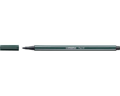 STABILO Pen 68 Filzstift 1,0 mm Strichstärke - grünerde - 68/63