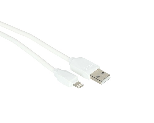 havit Lightning Ladekabel CB601X (Made for iPod iPhone iPad), Länge: 100 cm, Farbe: weiß