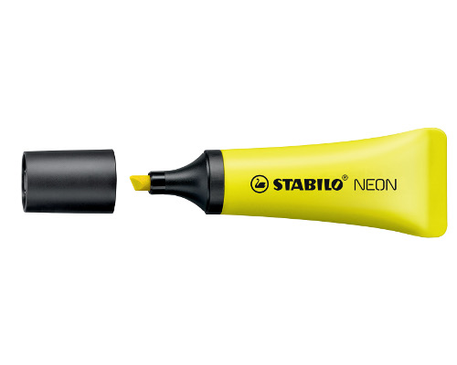 STABILO NEON, Textmarker, Gelb
