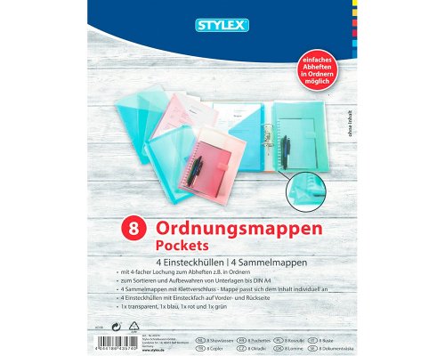 Stylex Ordnungsmappenset, 8-teilig