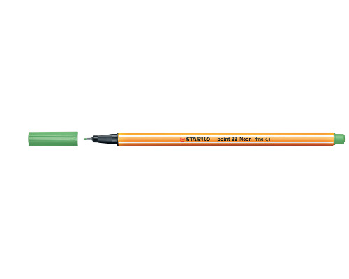 STABILO Point 88 Fineliner 0,4 mm Strichstärke - neongrün - 88/033