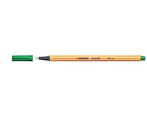 STABILO Point 88 Fineliner 0,4 mm Strichstärke - grün - 88/36