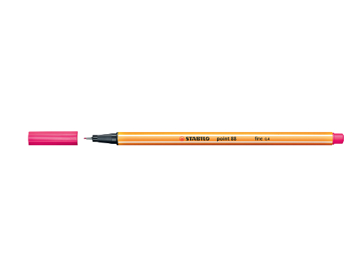 STABILO Point 88 Fineliner 0,4 mm Strichstärke - pink - 88/56