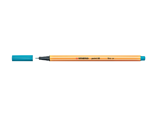 STABILO Point 88 Fineliner 0,4 mm Strichstärke - türkisblau - 88/51