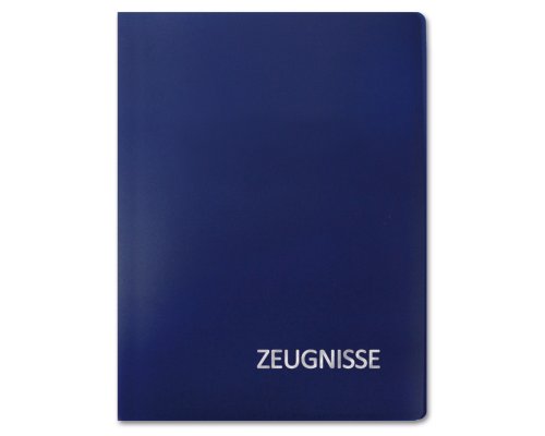 ROTH Zeugnismappe Basic, A4, 20 Einlagen, Blau