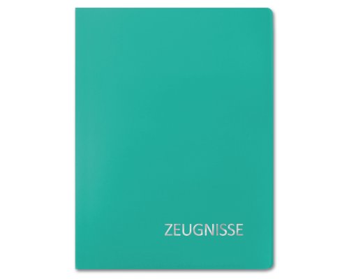 ROTH Zeugnismappe Basic, A4, 20 Einlagen, Türkis