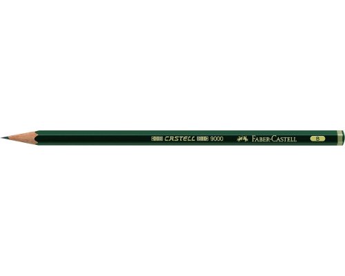 Faber-Castell Bleistift CASTELL 9000 - Härtegrad: B