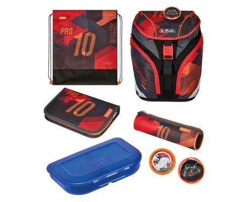 Herlitz Schulranzen-Set 5-tlg. SoftLight plus Sports